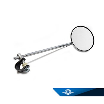 Rear view mirror 12" long. Clamping bracket
