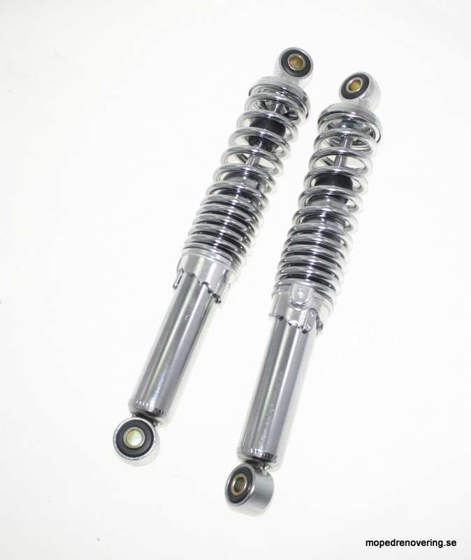 Iskunvaimentimet 320 mm Ylempi ja alempi reikä 10 mm, 2 kpl, säädettävä kovuus 5 eri asennossa - 2