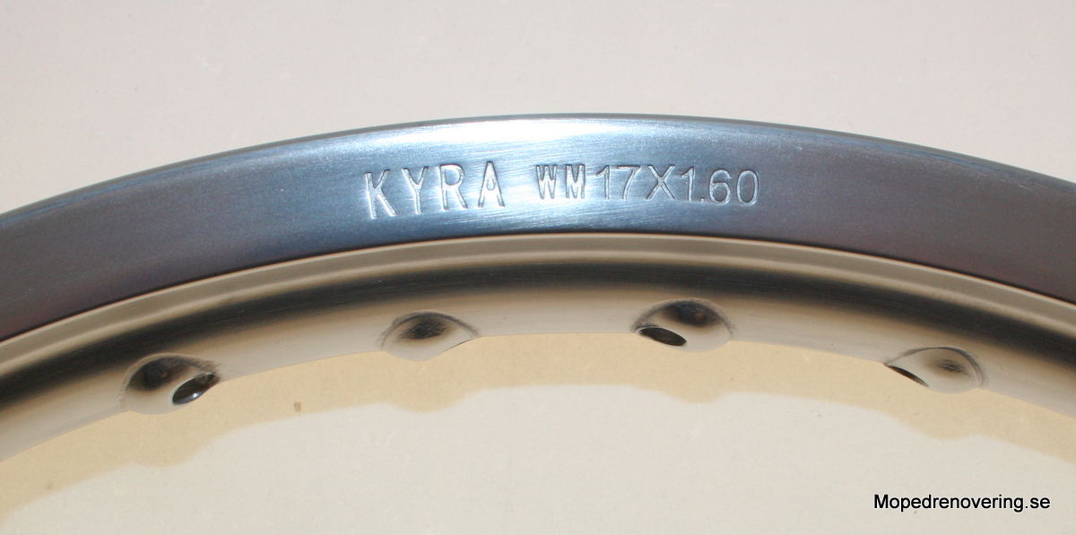 Hjul 1.60x17" aluminium Kyra - 3