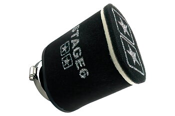 Luftfilter Stage6 Racing "Double-Layer" 70mm Sort