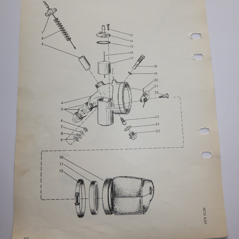 Choke Scheibe 81-613-033 Bing Husqvarna Flinta Nos - 4