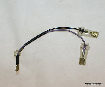 Kabel sort/lilla baghee, generator