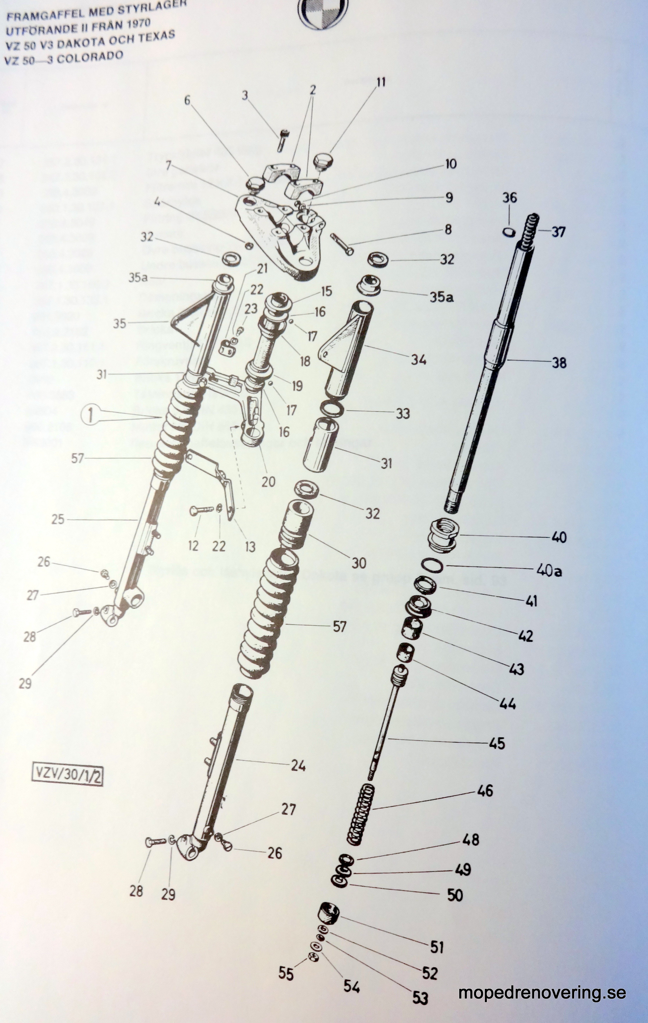 Mellomring gummi, forgaffel 39 / 31,5 / 3,7 mm - 2