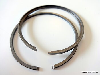Piston rings for Puch 60cc cylinder.&nbsp;40 mm.&nbsp;Average and L-ring.