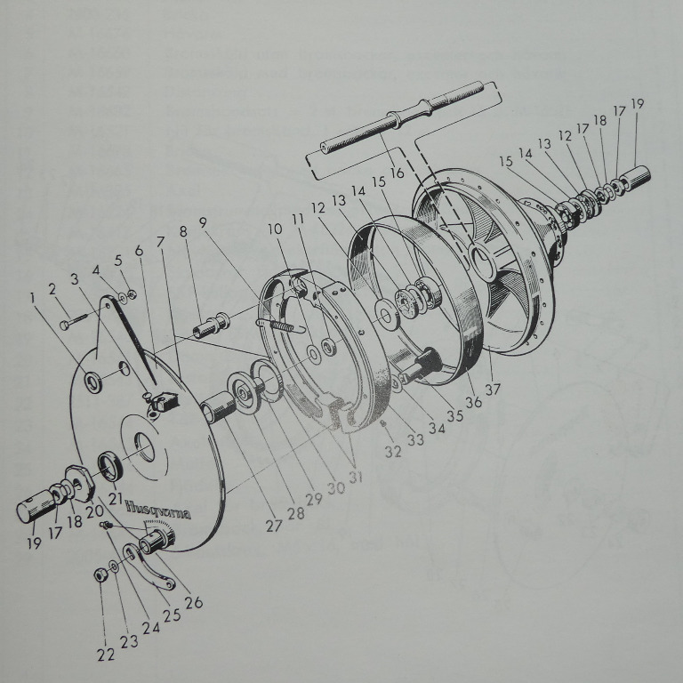 Dichtungsring Bremsschild Vorderrad. Husqvarna M281/282/283. Hergestellt von Mopedrenovering. - 2