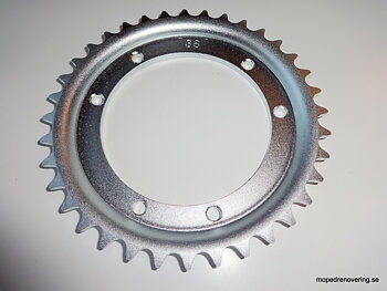 Hinteres Kettenrad. Maxi, mit großem 94 mm Mittelloch. 36 Zähne