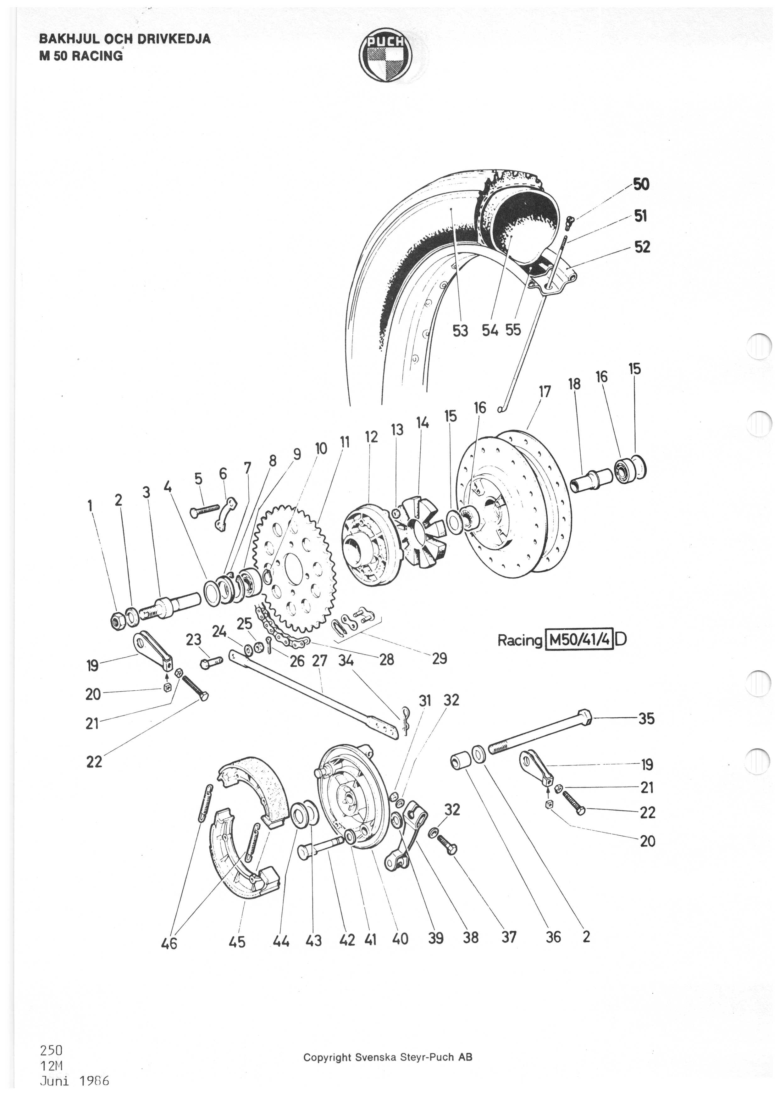 Kettenspanner puch Racing - 3