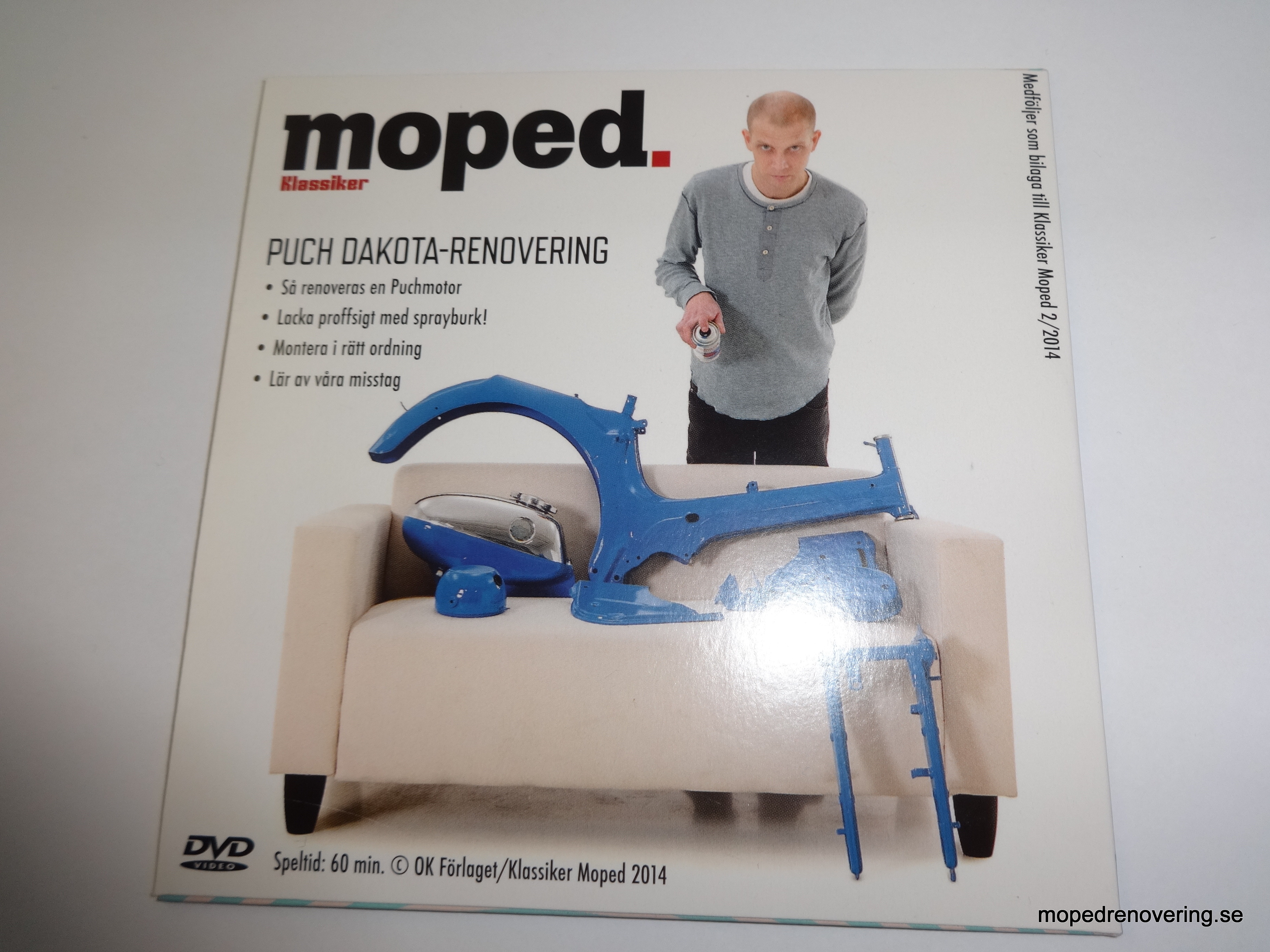 Kunnosta Dakota/VZ50 DVD:llä: Klassiker Moped Magazine -lehdelle, jossa kunnostimme Dakota/VZ50:n? - 2
