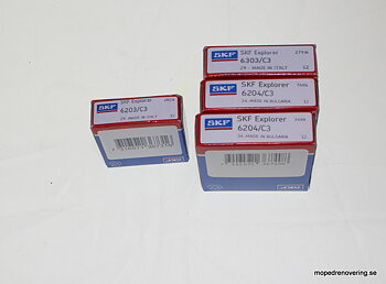 Lagersett kvalitet Yamaha DT 50. SKF
