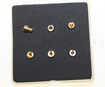 Hoveddyse Bing 4 mm. 6 stk, størrelse 90-100