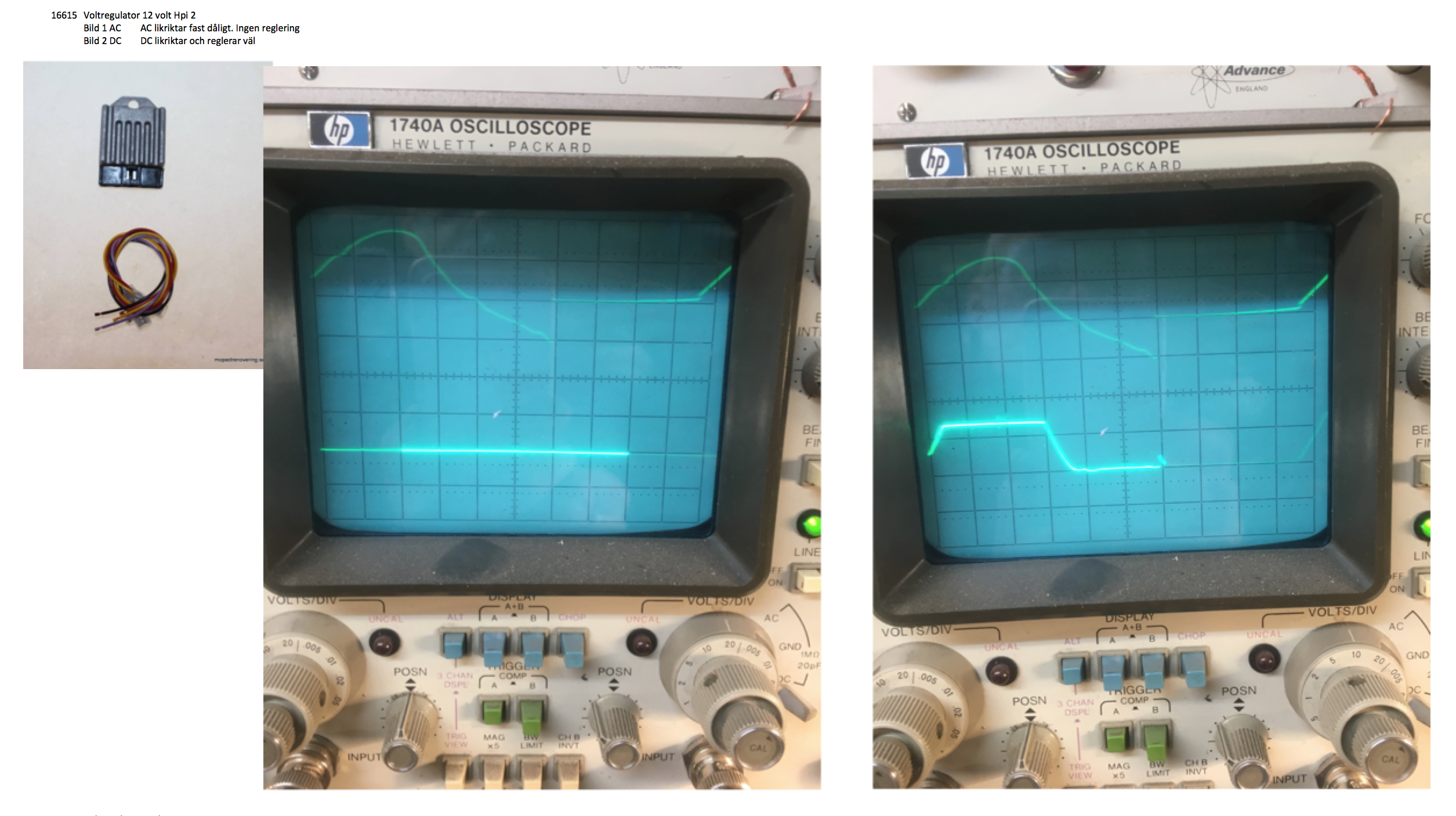 Voltage regulators and rectifiers measurements - 9