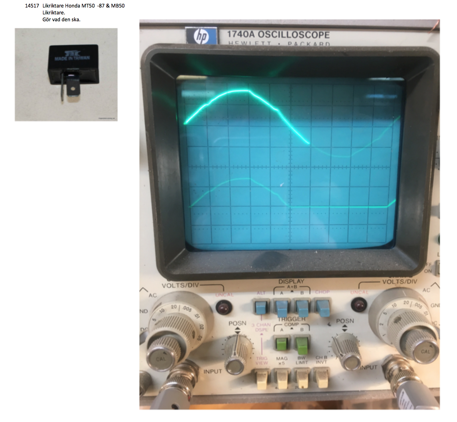 Voltage regulators and rectifiers measurements - 6