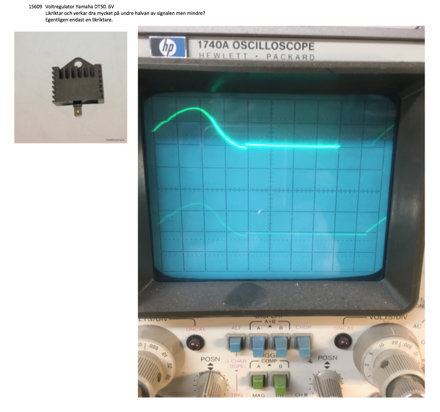 Voltage regulators and rectifiers measurements - 8