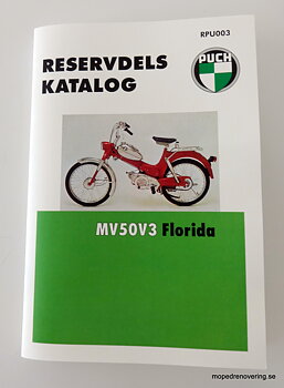 Katalog over reservedele, Florida/MV50