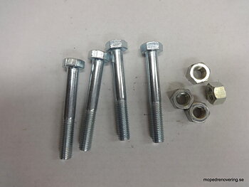 Bultsats styröverfall M7 x 50 med mutter, för Dakota från 1973-82