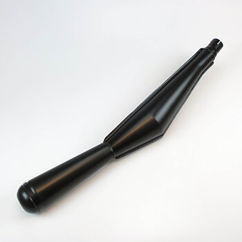 Exhaust oldtimer (made in EU) megaphone uni. 32mm black Jamarcol