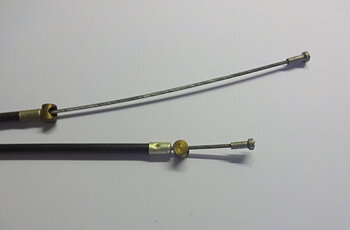 Bremskabel Nymans 38 mit DKW 250 Motor, NOS aus älteren Schichten, schwarz