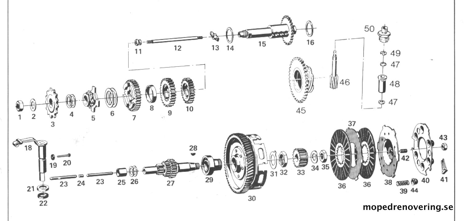 Kobling med låsestykke Sachs - 4