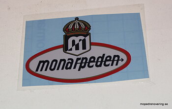Aufkleber Kraftstofftank Monarpeden
