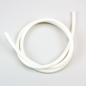 Gasoline hose white, 1 m, 5x8 mm