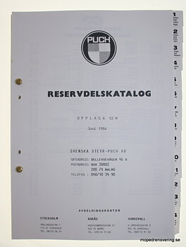 Ersatzteilkatalog 12M Puch