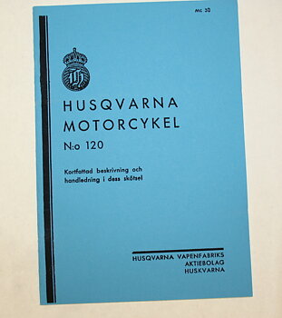 Beschreibung über Wartung Husqvarna Motorrad Nr. 120