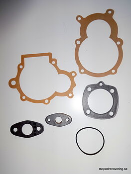 Gasket set Pilot 1953 49 cc. Cc 35 mm exhaust gasket. Made in Sweden of great quality.