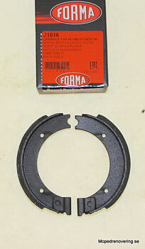 Bromsbackar för Victoria/DKW/Husqvarna med Union 100mm nav - Forma J1016