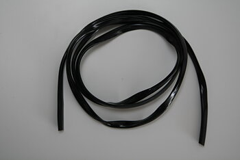 Cable cover Black for 5-10 electrical cables. approx 10 mm, 5 meters