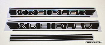 Decal kit Kreidler fuel tank.