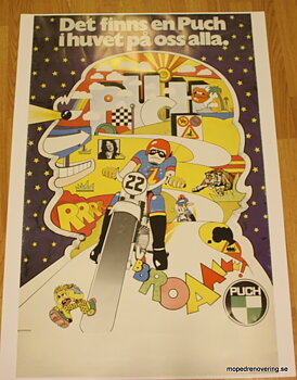 Plakat Puch 70x100 cm, Det finns en Puch