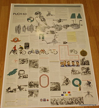 Plakat Puch 70x100 cm, 1963