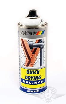 Farve MCB Police White No: 35 .Motip 400 ml