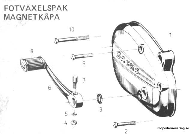Keilschraube für Sachs Schaltpedal - 2