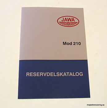 Spare parts catalogue Jawa Model 210