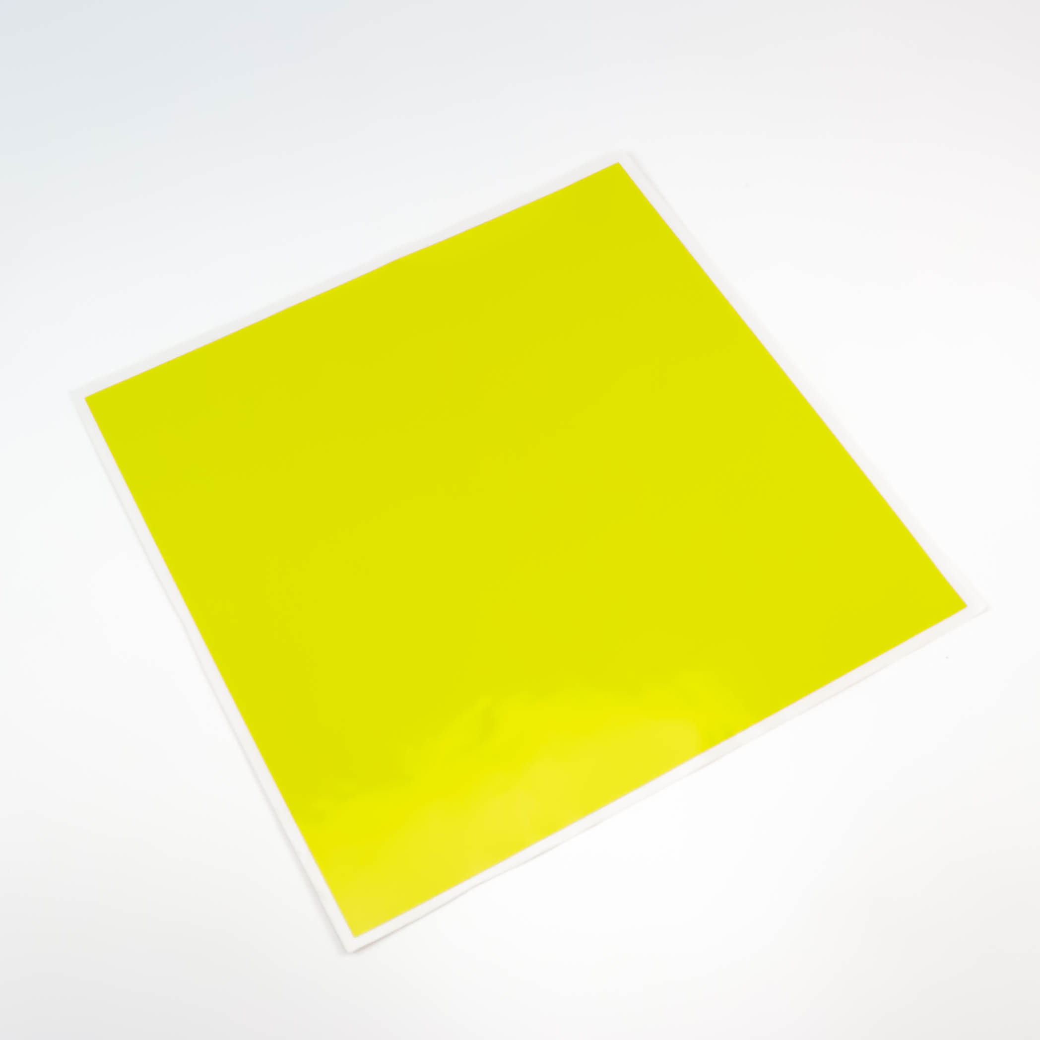 Transparente Folie zur Herstellung einer gelben Laterne 250x250 mm - 2