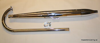 Complete exhaust Zündapp 26 mm KS 50 - 1966