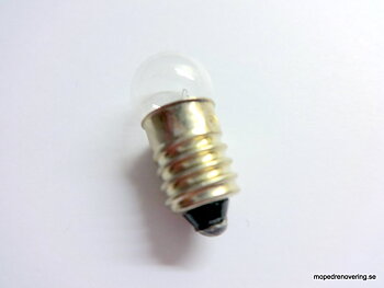 Pære E10 6V 3W