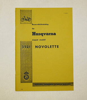 Reservedelskatalog Husqvarna Novolette 3521