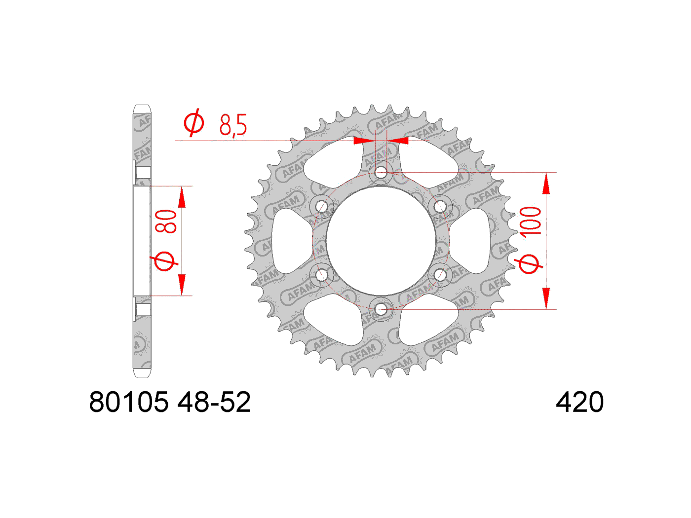 Takaveto 48t - Drac RR/Spike - 2