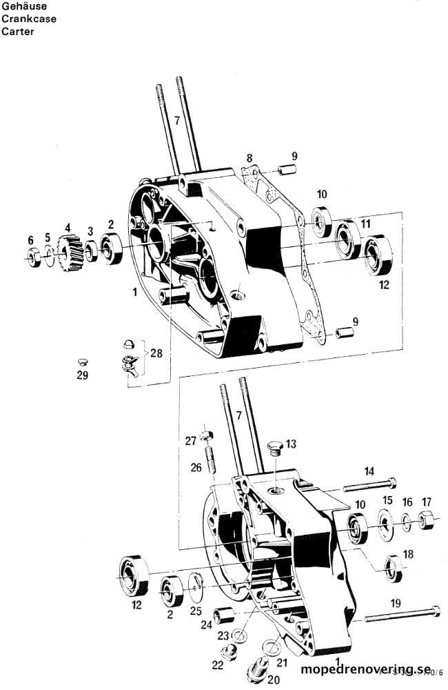 Simmerring Sachs 17x33x7 DB (Dubbelfjädrande, Metall) - 3
