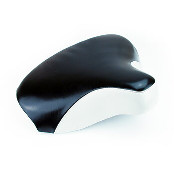 Saddle "Killer whale", high quality and very original - Early model, Black/White