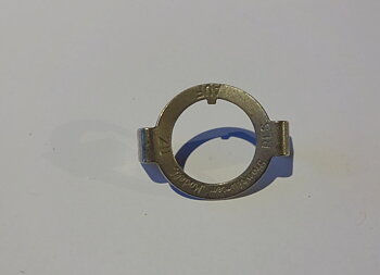 Stufen Benzin Kran Frühsilber / Goldpfeil M-28182 NOS