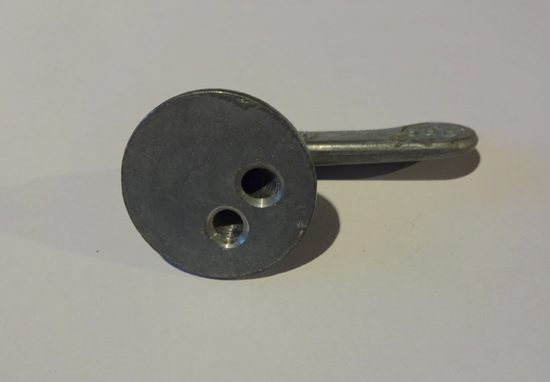 Bensiininosturi vääntynyt varhaishopea / kultainen nuoli M-28181 nenä - 3