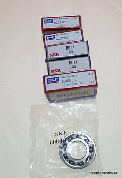 Lager Satz qality Kreidler Florett RS, Cross. SKF