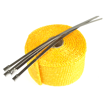 Auspuffbandage gelb