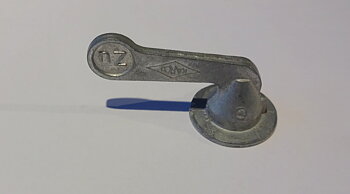 Bensinkransvred Sen Silber/Guldpil med Karcomakran M28226 NOS