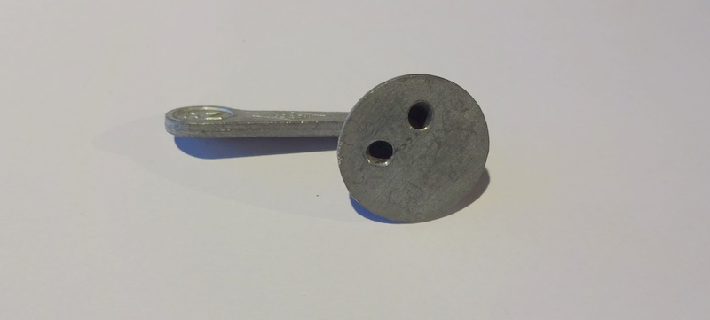 Bensinkransvred Sen Silver/Guldpil med Karcomakran M28226 NOS - 2