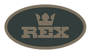 Rex Dekal svart, välgjord, svensktillverkad