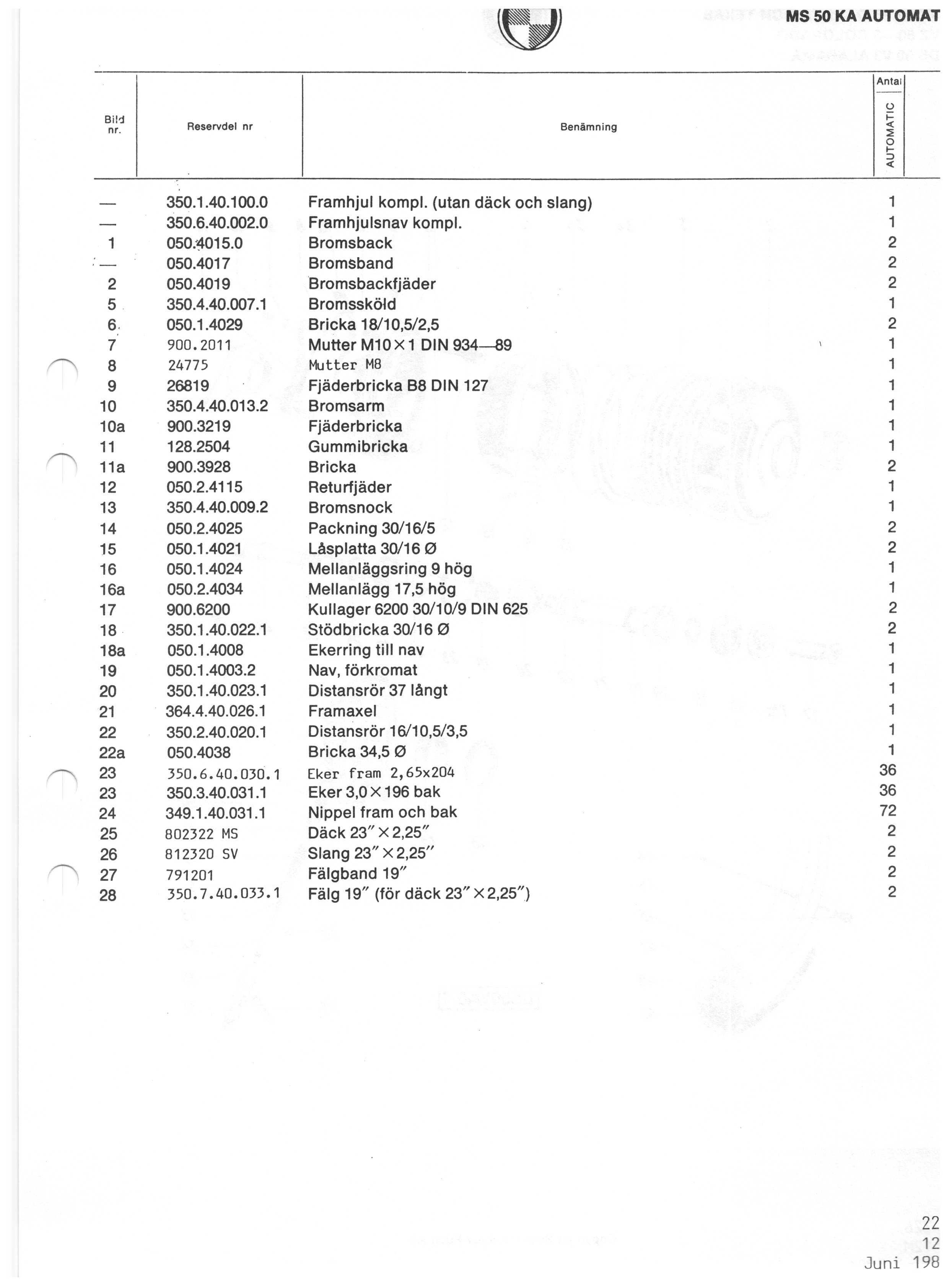 Sicherungsblech 30/16 Puch MS50. L, V, VK, VKF Vorderrad "halbe" Nabe. - 4